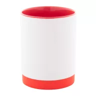   Cana 300 ml, 2410E25604, Everestus, ø80 x 100 mm, Ceramica, Rosu