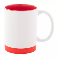   Cana 300 ml, 2410E25604, Everestus, ø80 x 100 mm, Ceramica, Rosu