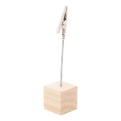   Note clip, 25×110×25 mm, Everestus, 20FEB13828, Lemn, Natur