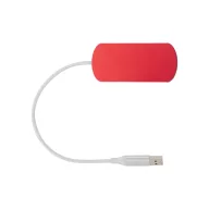 Hub usb 2401E17746, Everestus, 80x10x36 mm, Aluminiu, Rosu