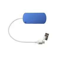   Hub usb 2401E17745, Everestus, 80x10x36 mm, Aluminiu, Albastru