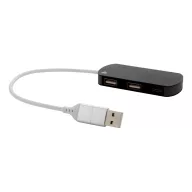 Hub usb 2401E17744, Everestus, 80x10x36 mm, Aluminiu, Negru