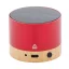 Boxa portabila Wireless, 2401E17728, Everestus, ø68x55 mm, Aluminiu, Bambus, Rosu