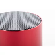   Boxa portabila Wireless, 2401E17728, Everestus, ø68x55 mm, Aluminiu, Bambus, Rosu