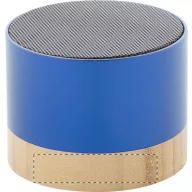   Boxa portabila Wireless, 2401E17727, Everestus, ø68x55 mm, Aluminiu, Bambus, Albastru