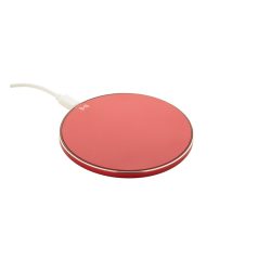   Incarcator wireless 15 W, 2402E19102, Everestus, ø99x6 mm, Aluminiu, Rosu