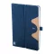 Agenda A5, Dictando, 2402E18316, Everestus, 143x213x15 mm, Poliester, Bambus, Albastru inchis