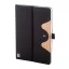 Agenda A5, Dictando, 2402E18315, Everestus, 143x213x15 mm, Poliester, Bambus, Negru