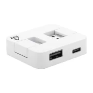 Hub usb, 2410E22357, Everestus, 52 x 46 x 13 mm, ABS, Alb