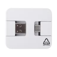 Hub usb, 2410E22357, Everestus, 52 x 46 x 13 mm, ABS, Alb