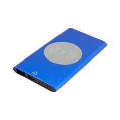   Powerbank 4000 mAh, USB-C, USB-A, 2402E19047, Everestus, 70x120x10 mm, Aluminiu, Albastru