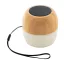 Boxa portabila wireless, 2402E19057, Everestus, ø74x77 mm, ABS, Bambus, Natur