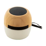   Boxa portabila wireless, 2402E19057, Everestus, ø74x77 mm, ABS, Bambus, Natur