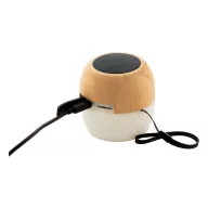   Boxa portabila wireless, 2402E19057, Everestus, ø74x77 mm, ABS, Bambus, Natur