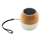 Boxa portabila wireless, 2402E19057, Everestus, ø74x77 mm, ABS, Bambus, Natur