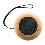   Boxa portabila wireless, 2402E19057, Everestus, ø74x77 mm, ABS, Bambus, Natur