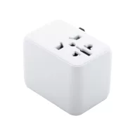   Adaptor de calatorie universal, 2402E19033, Everestus, 70x53x53 mm, ABS, Alb