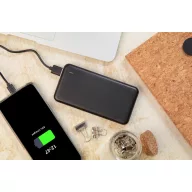   Powerbank 10000 mAh, USB-C, Micro USB, 2410E23135, Everestus, 70 x 136 x 16 mm, ABS, Negru