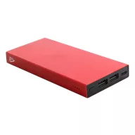   Baterie externa 10000 mAh, USB-C, 2502E14964, Everestus, 64 x 143 x 15 mm, Aluminiu, Rosu