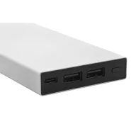   Powerbank 10000 mAh, USB-C, 2410E23141, Everestus, 64 x 143 x 15 mm, Aluminiu, Argintiu