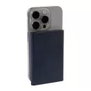 Powerbank, 5000 mAh, 15 W, Everestus, 2601E15225, 66x102x10 mm, Aluminiu, Metal, Albastru inchis