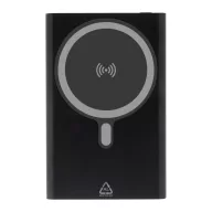   Powerbank 5000 mAh, 15 W, Wireless, USB-C, 2410E23137, Everestus, 66 x 102 x 10 mm, Aluminiu, Negru