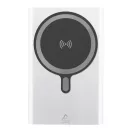 Powerbank 5000 mAh, 15 W, Wireless, USB-C, 2410E23138, Everestus, 66 x 102 x 10 mm, Aluminiu, Argintiu