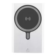   Powerbank 5000 mAh, 15 W, Wireless, USB-C, 2410E23138, Everestus, 66 x 102 x 10 mm, Aluminiu, Argintiu