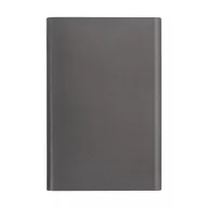   Powerbank, 5000 mAh, 15 W, Everestus, 2601E15226, 66x102x10 mm, Aluminiu, Metal, Gri