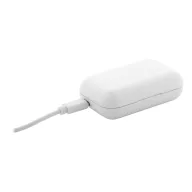   Casti audio, 400 mAh, In ear, Wireless, 2410E23199, Everestus, 45 x 68 x 20 mm, ABS, Alb