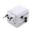 Adaptor de calatorie, 2502E15045, Everestus, 60 x 50 x 54 mm, Policarbonat, Alb