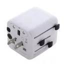 Adaptor de calatorie, 2502E15045, Everestus, 60 x 50 x 54 mm, Policarbonat, Alb