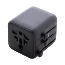 Adaptor de calatorie, 2502E15044, Everestus, 60 x 50 x 54 mm, Policarbonat, Negru