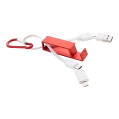   Cablu de incarcare USB, 2502E14477, Everestus, 155 x 15 x 17 mm, Aluminiu, Rosu