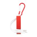 Cablu de incarcare USB, 2502E14477, Everestus, 155 x 15 x 17 mm, Aluminiu, Rosu