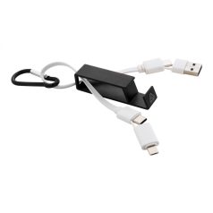   Cablu de incarcare USB, 2502E14475, Everestus, 155 x 15 x 17 mm, Aluminiu, Negru