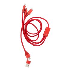  Cablu de incarcare USB, 2502E14496, Everestus, 16 x 1000 x 8 mm, Aluminiu, Rosu