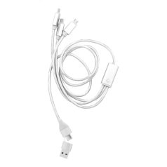   Cablu de incarcare USB, 2502E14497, Everestus, 16 x 1000 x 8 mm, Aluminiu, Argintiu