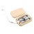 Set cablu de incarcare, 2502E14474, Everestus, 60 x 90 x 17 mm, Paie de grau, Bambus, Natur
