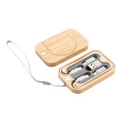   Set cablu de incarcare, 2502E14473, Everestus, 60 x 90 x 20 mm, Paie de grau, Bambus, Natur