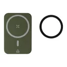 Powerbank, 5000 mAh, 5 W, Everestus, 2601E15199, ABS, Verde inchis