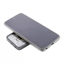 Baterie externa 5000 mAh, 15 W, USB-C, 2502E14963, Everestus, 63 x 94 x 12 mm, Aluminiu, Argintiu