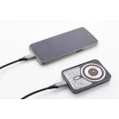 Baterie externa 5000 mAh, 15 W, USB-C, 2502E14963, Everestus, 63 x 94 x 12 mm, Aluminiu, Argintiu