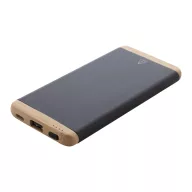   Baterie externa 5000 mAh, USB-C, 2502E14959, Everestus, 68 x 137 x 10 mm, Aluminiu, Negru