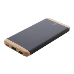   Baterie externa 5000 mAh, USB-C, 2502E14959, Everestus, 68 x 137 x 10 mm, Aluminiu, Negru