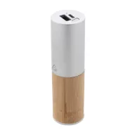   Baterie externa 2600 mAh, USB-C, 2502E14962, Everestus, ⌀32 x 110 mm, Aluminiu, Argintiu
