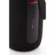   Boxa portabila, 1200 mAh, 2502E15792, Everestus, ⌀87 x 187 mm, Poliester, Negru