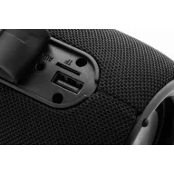   Boxa portabila, 1200 mAh, 2502E15792, Everestus, ⌀87 x 187 mm, Poliester, Negru