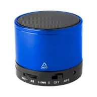   Boxa portabila, 300 mAh, 2502E15802, Everestus, ⌀59 x 50 mm, Aluminiu, Albastru