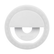   Inel selfie stick, 2509E17790, Everestus, Ø85x27 mm, ABS, Alb